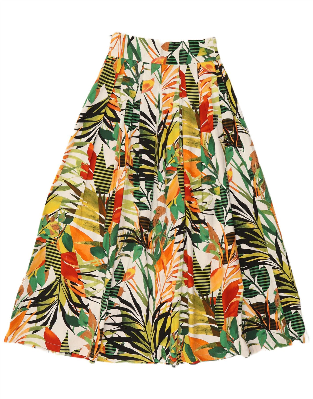 vintage Femmes A-Line Jupe W26 Petit Floral Multicolore