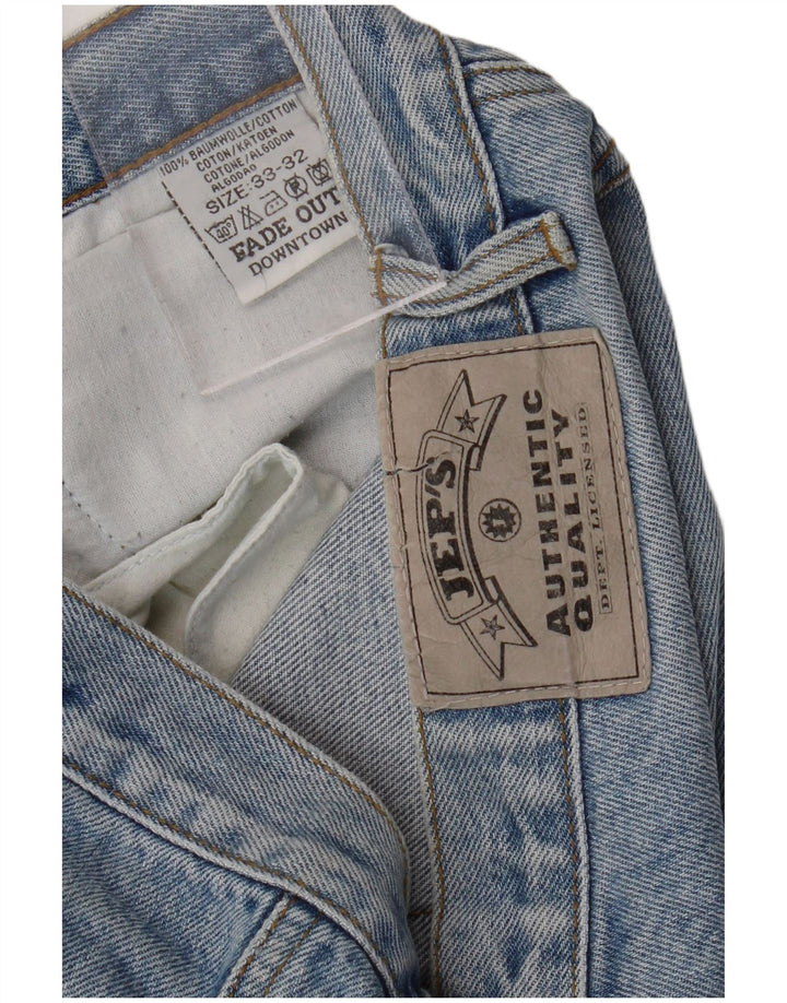 JEP'S Mens Straight Jeans W33 L32 Blue Cotton