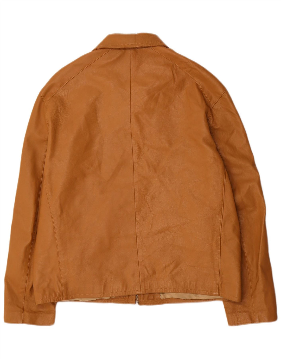 Peruzzi Veste en Cuir Femme IT 52 2XL Cuir Beige