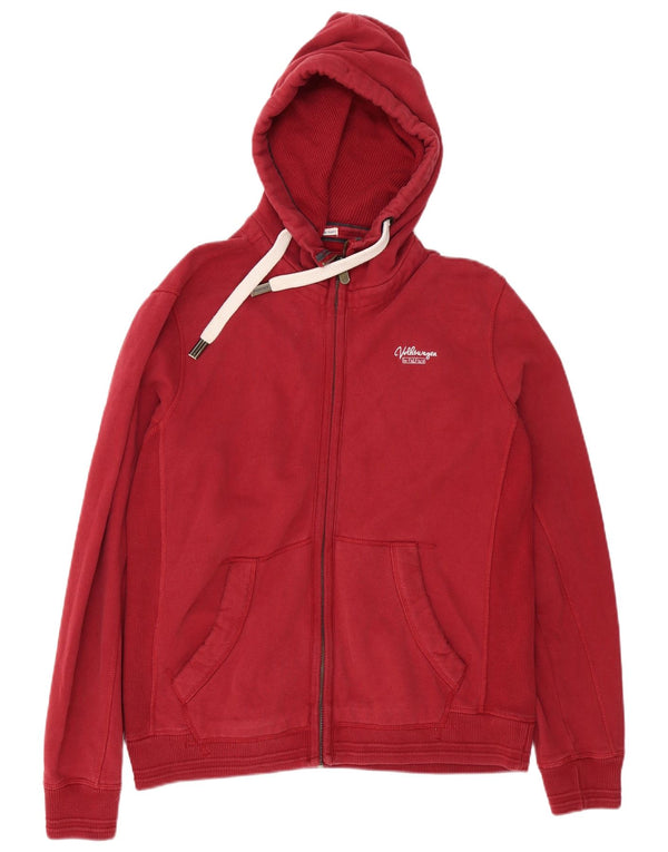 Fat Face Pull à capuche zippé Volkswagen Graphic pour homme en coton bordeaux Taille L