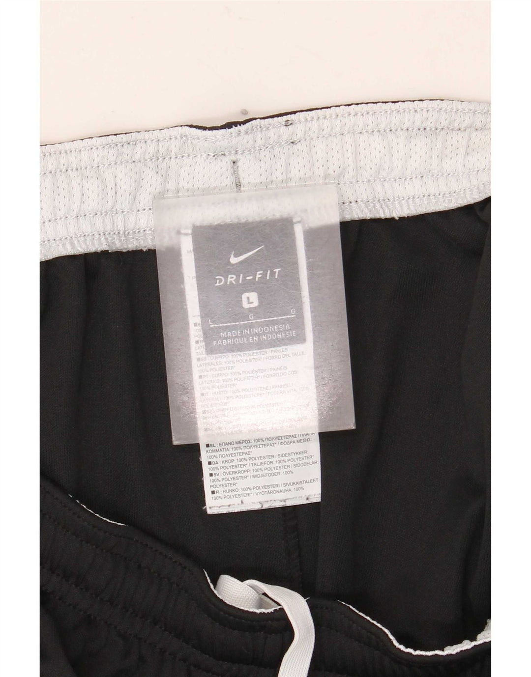 Nike Short de sport pour homme Large en polyester color block noir