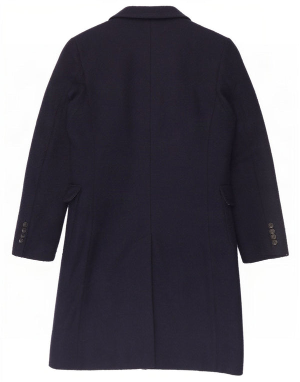 Gianni Feraud Manteau Femme UK 14 Grand Bleu Marine Chevron Polyester