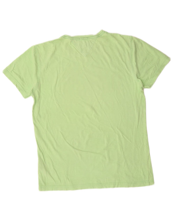 Tommy Hilfiger Homme Brooklyn Graphic T-Shirt Top Petit Vert Coton