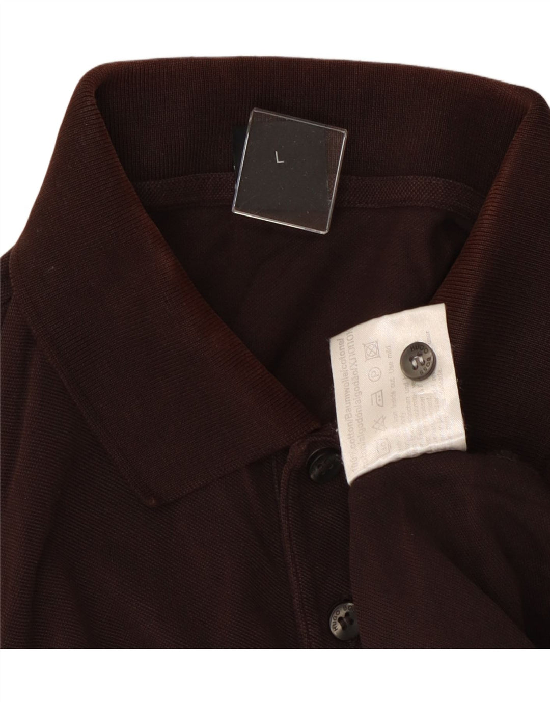 Hugo Boss Polo Homme Large Marron Coton