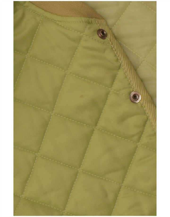 RIFLE Gilet matelassé pour homme UK 38 Vert moyen Polyamide