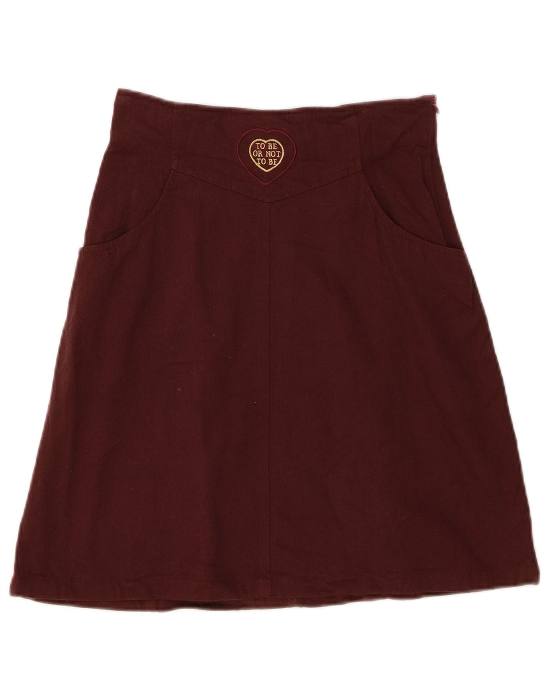 Iceberg Femme Cento / Cento Jupe trapèze IT 42 Medium W26 Bordeaux