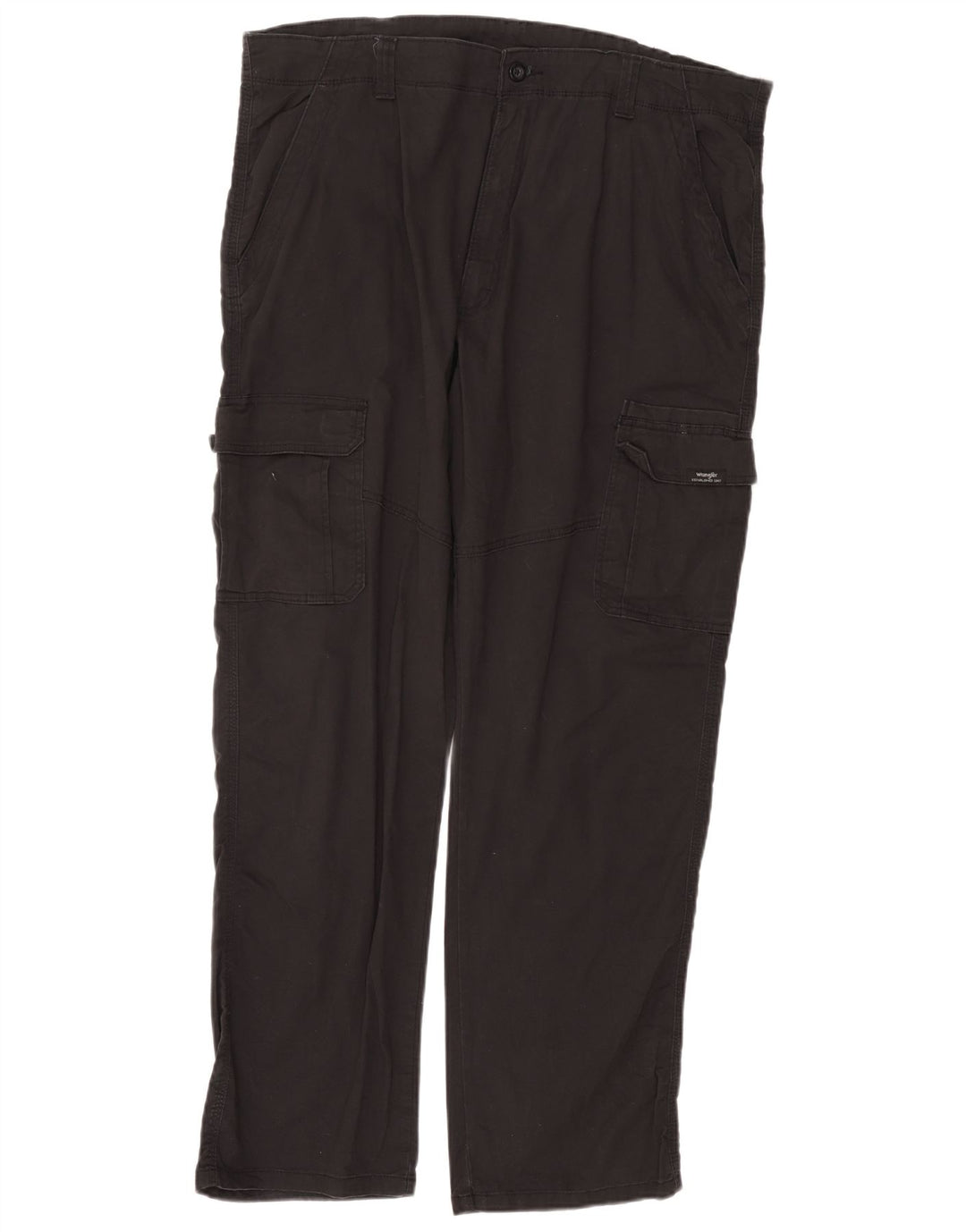 WRANGLER Pantalon Cargo Droit Homme W40 L32 Coton Noir
