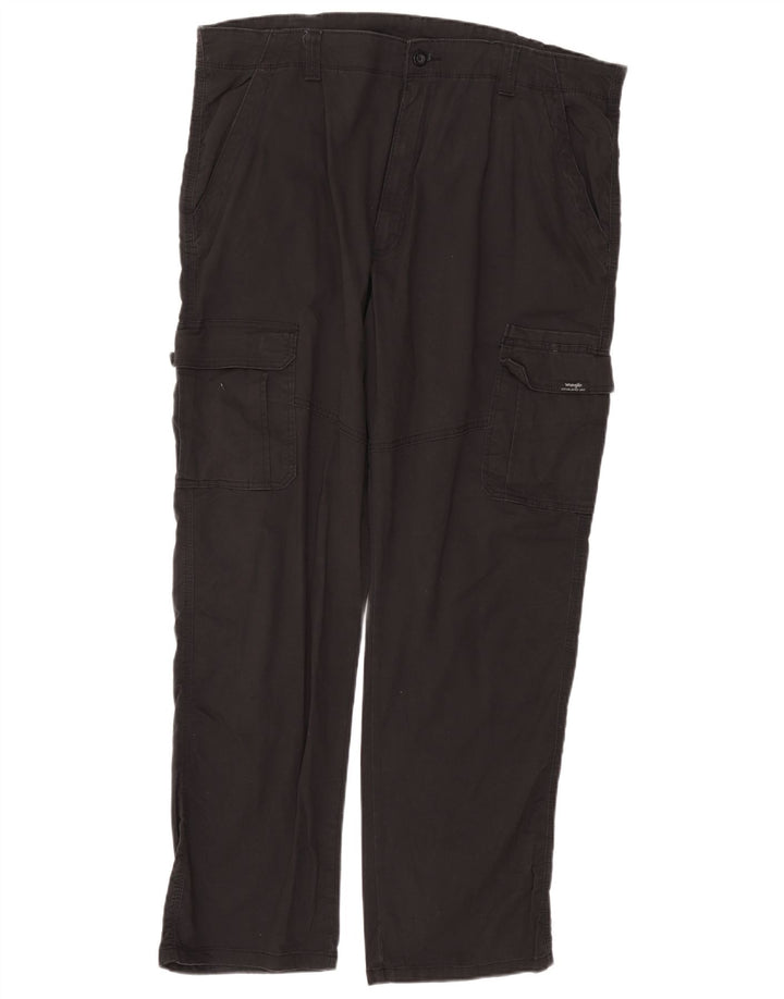 WRANGLER Pantalon Cargo Droit Homme W40 L32 Coton Noir