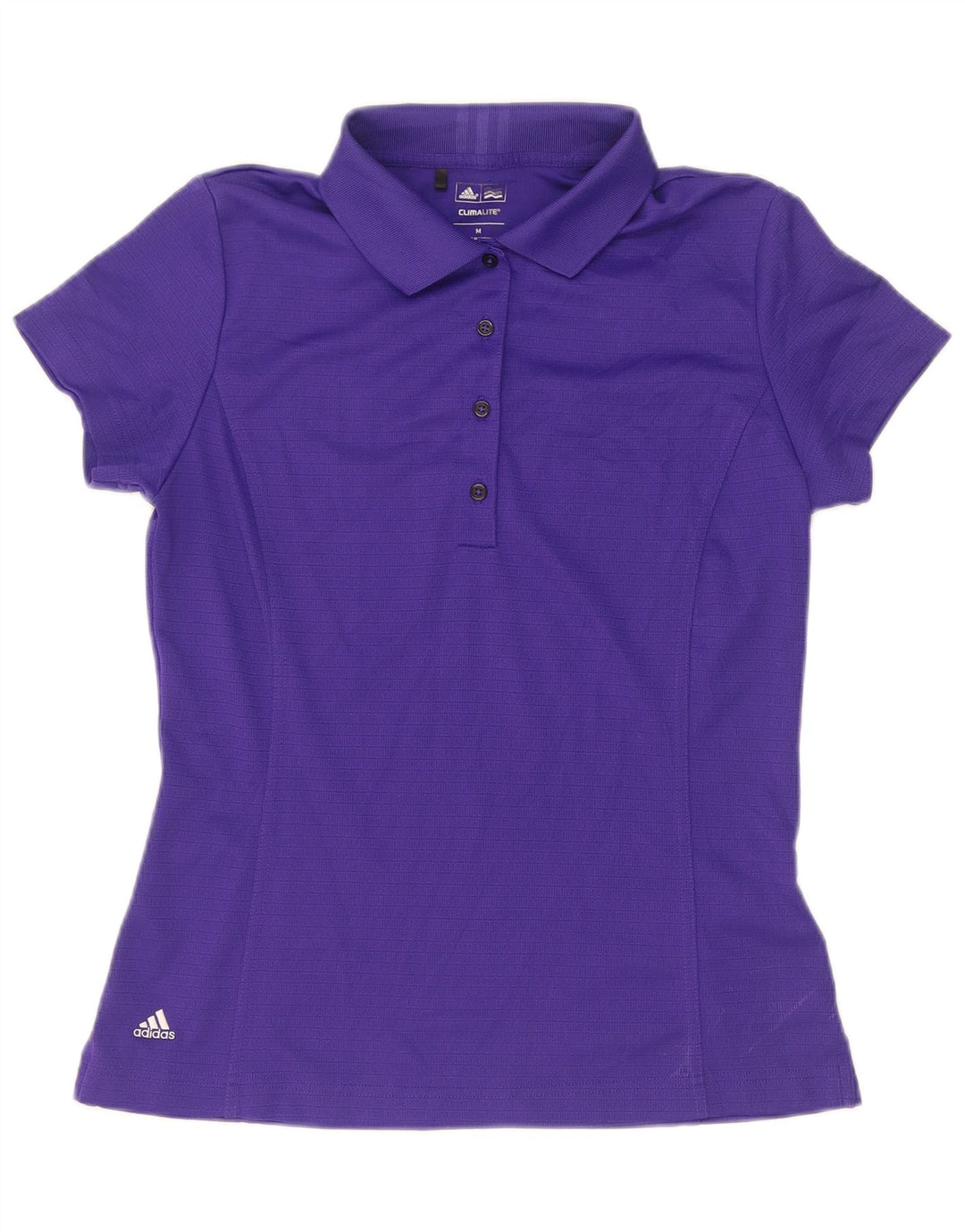 Adidas Polo Climalite pour femme UK 12 Violet moyen Polyester