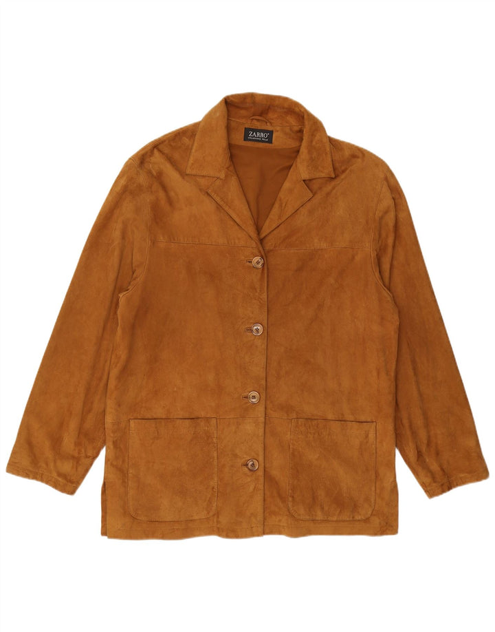 ZARRO Veste en Daim Femme IT 46 Grand Cuir Beige