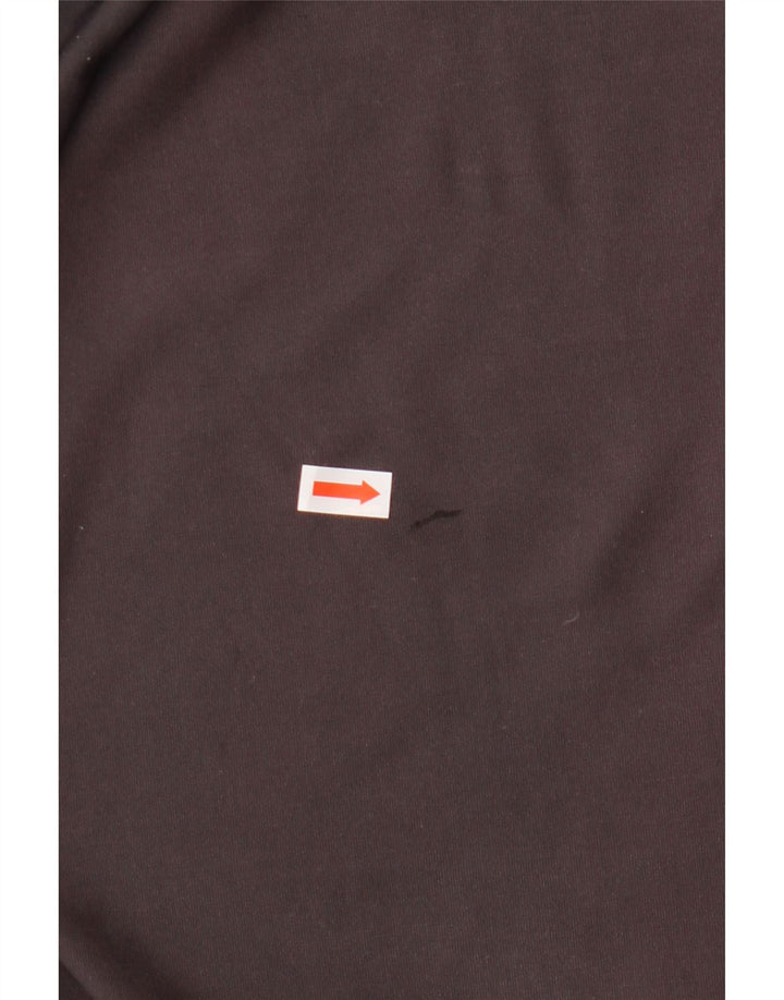 NIKE Pantalon de survêtement Dri Fit Capri pour femme UK 12/14 Large Gris Coton