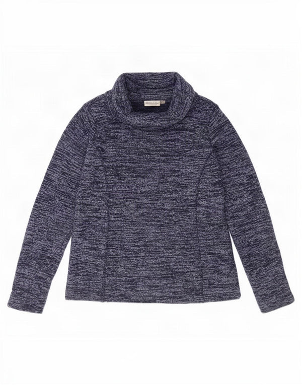 Mountain Warehouse Haut à manches longues pour femme Bleu moyen moucheté UK 42