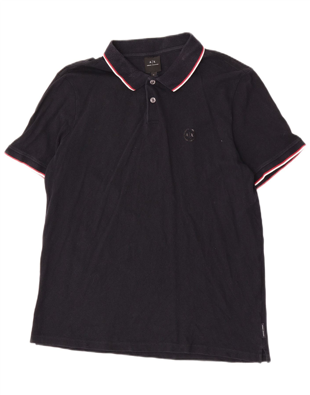 Armani Exchange Polo Homme XL Noir Coton