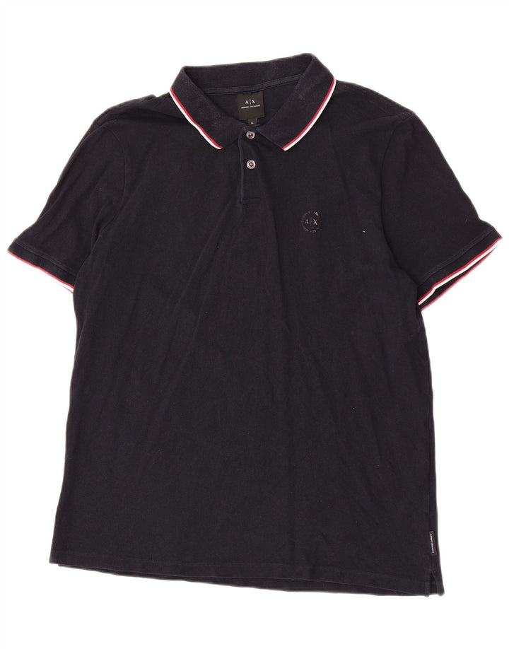 Armani Exchange Polo Homme XL Noir Coton