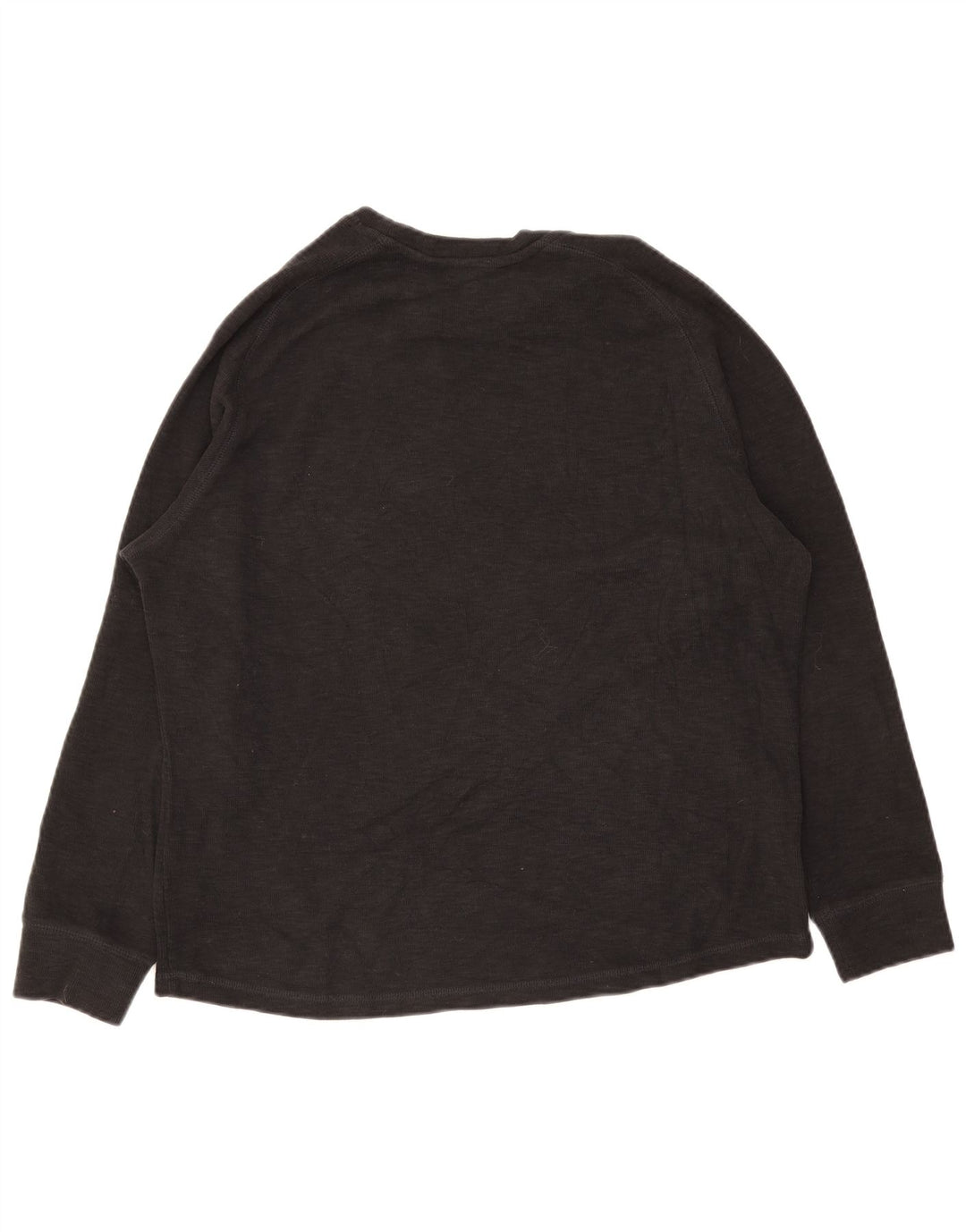 Eddie Bauer Haut Homme Manches Longues XL Coton Noir