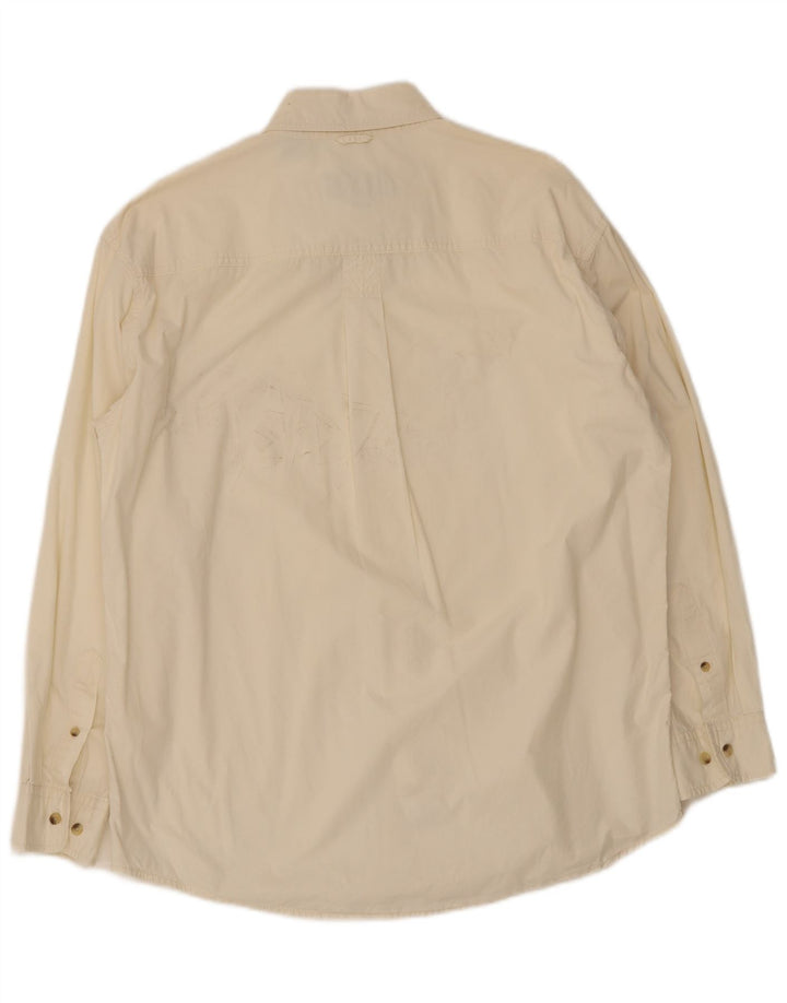 Timberland Chemise Homme Beige Moyen Coton