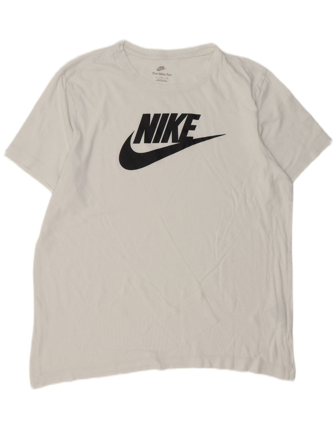 NIKE Mens Graphic T-Shirt Top XL White Cotton