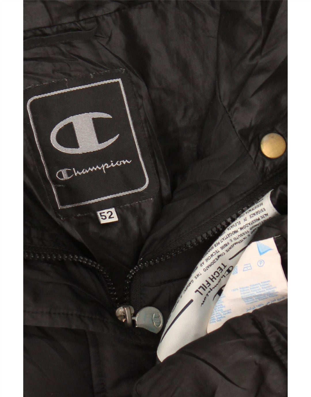 Champion Veste matelassée femme IT 52 2XL Noir Polyester
