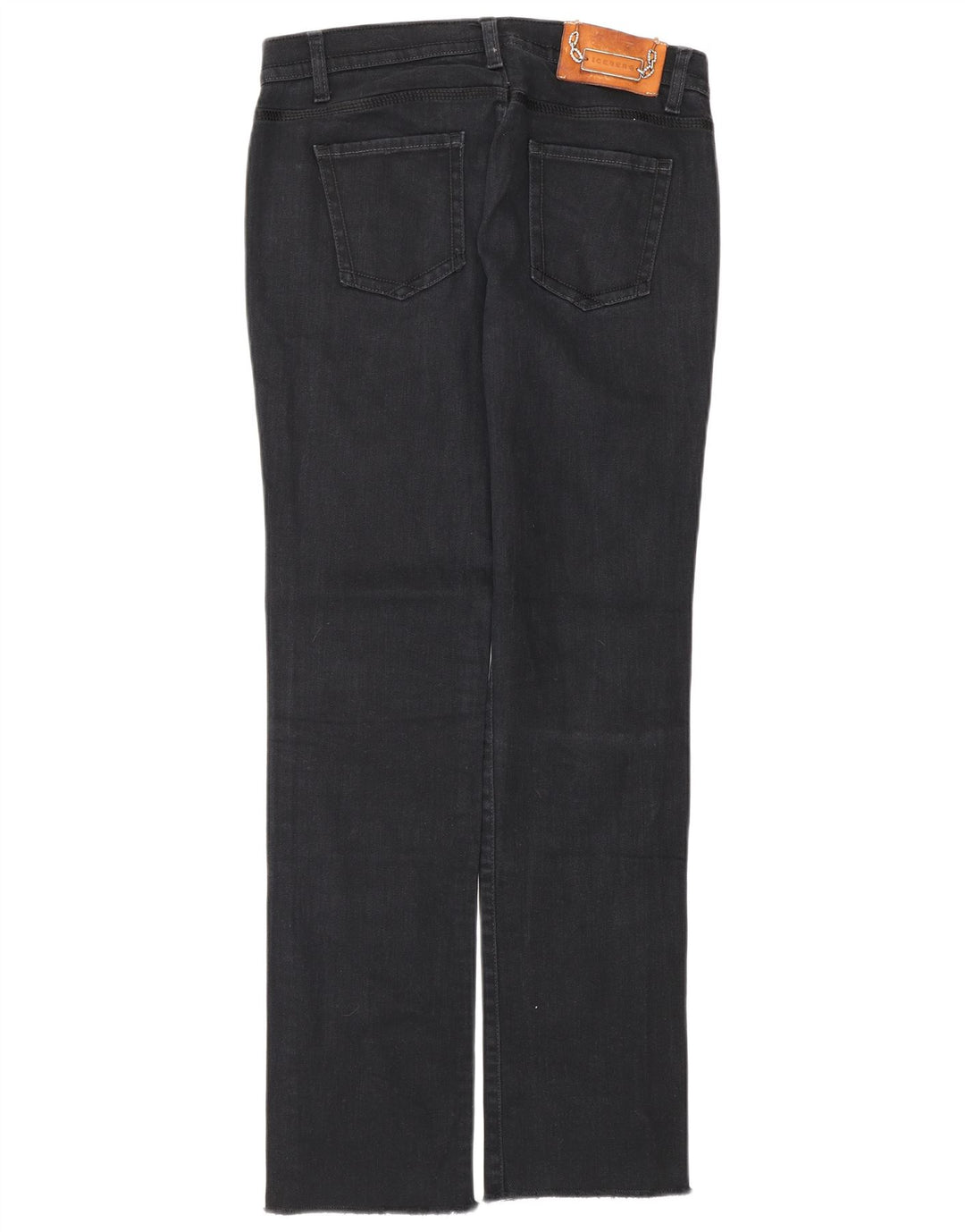 ICEBERG Jean droit taille basse femme W31 L30 bleu marine coton