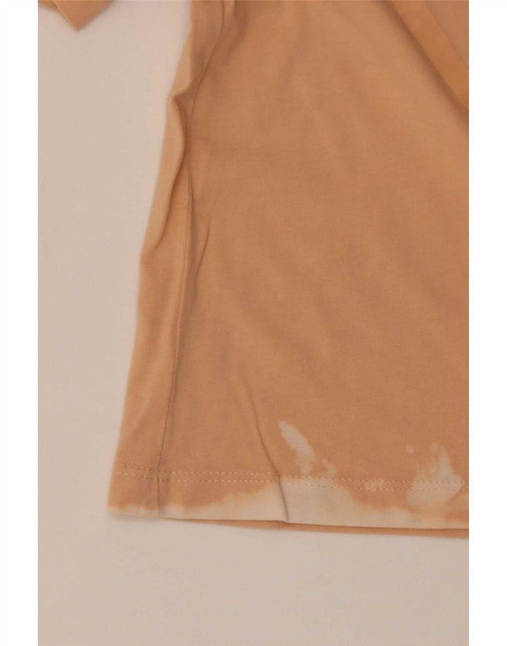 Guess T-shirt court graphique pour femme UK 12 Orange moyen
