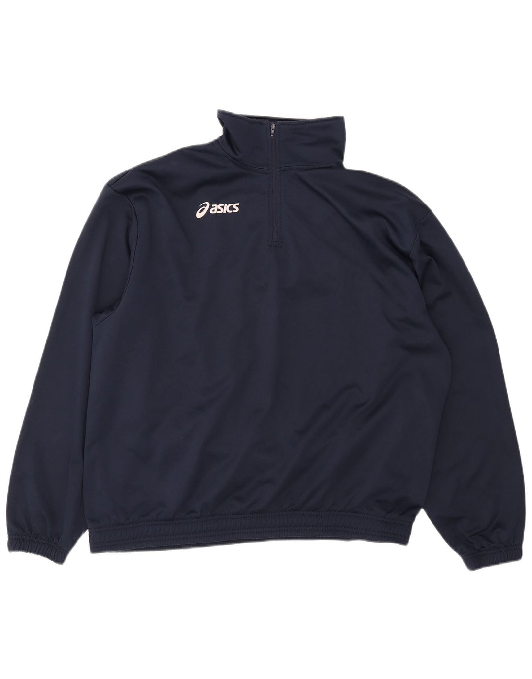 Asics Homme Pull Survêtement Top Veste XL Bleu Marine Polyester
