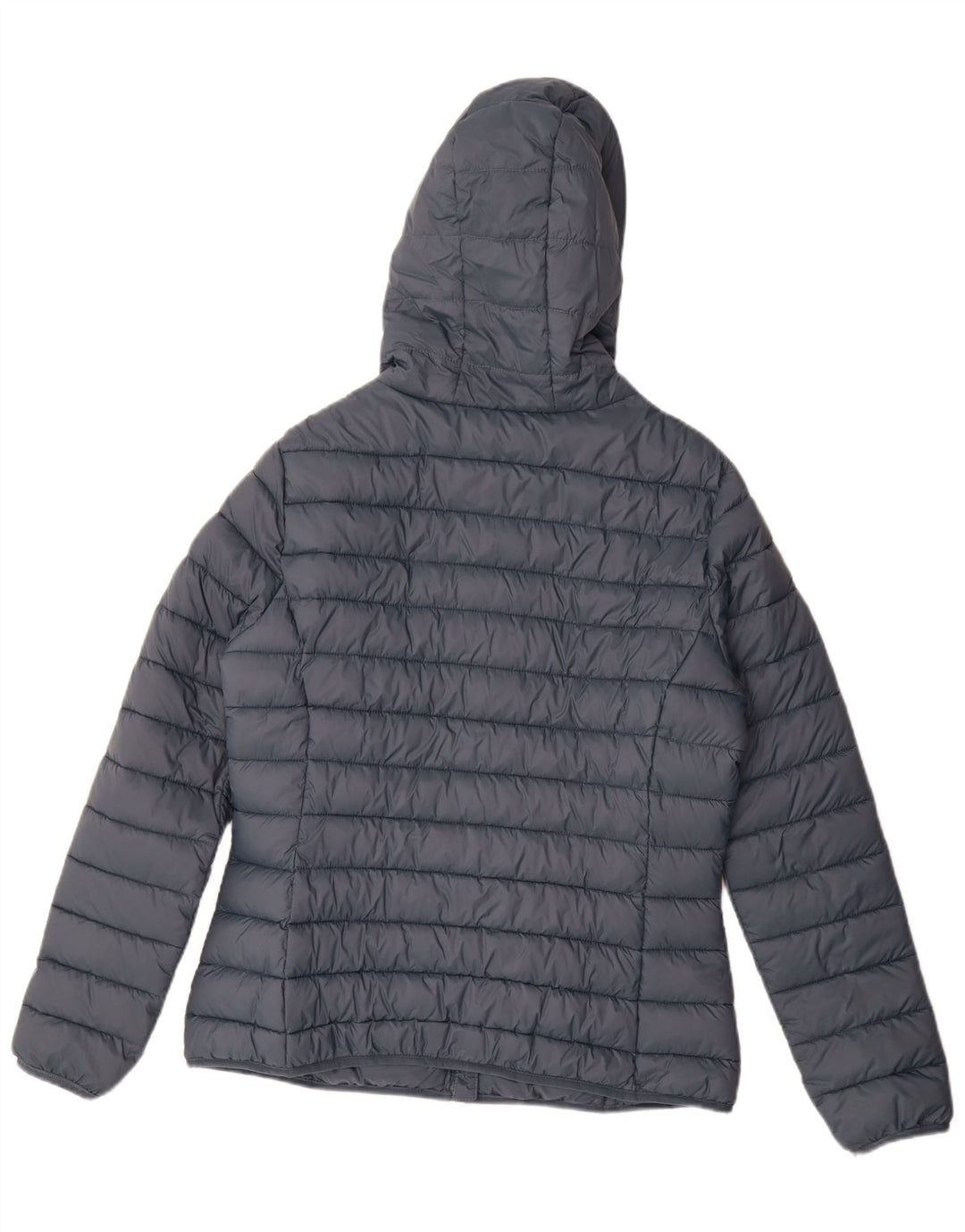 Carrera Veste matelassée à capuche pour femme UK 16 Large Bleu Polyamide