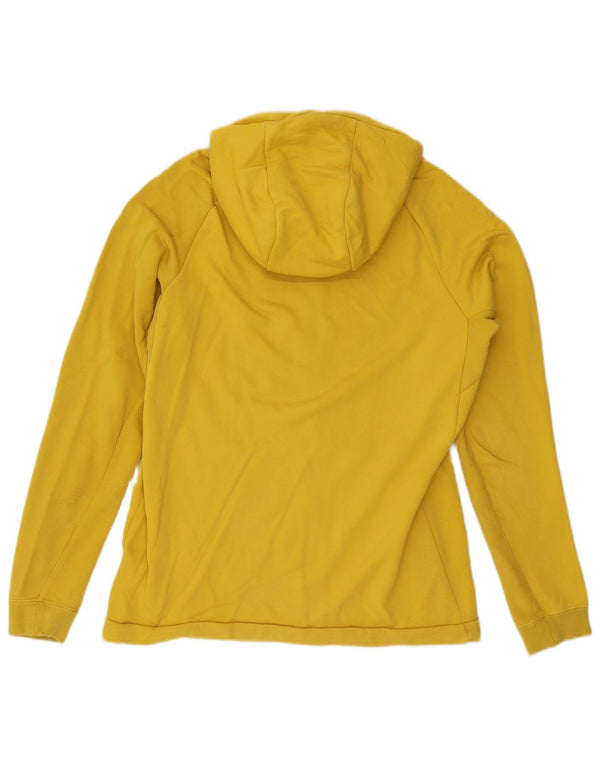 Nike Sweat à capuche zippé en coton jaune moyen pour homme