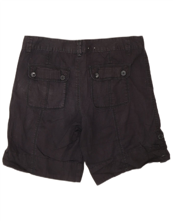 CALVIN KLEIN Short cargo pour femme US 6 Medium W30 Coton noir