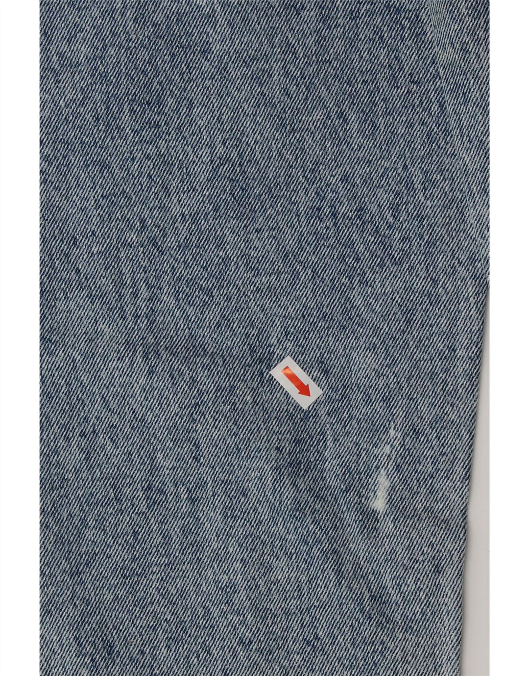 VINTAGE Femmes Fuselé Taille Haute Jeans UK 6 XS W25 L25 Bleu Coton