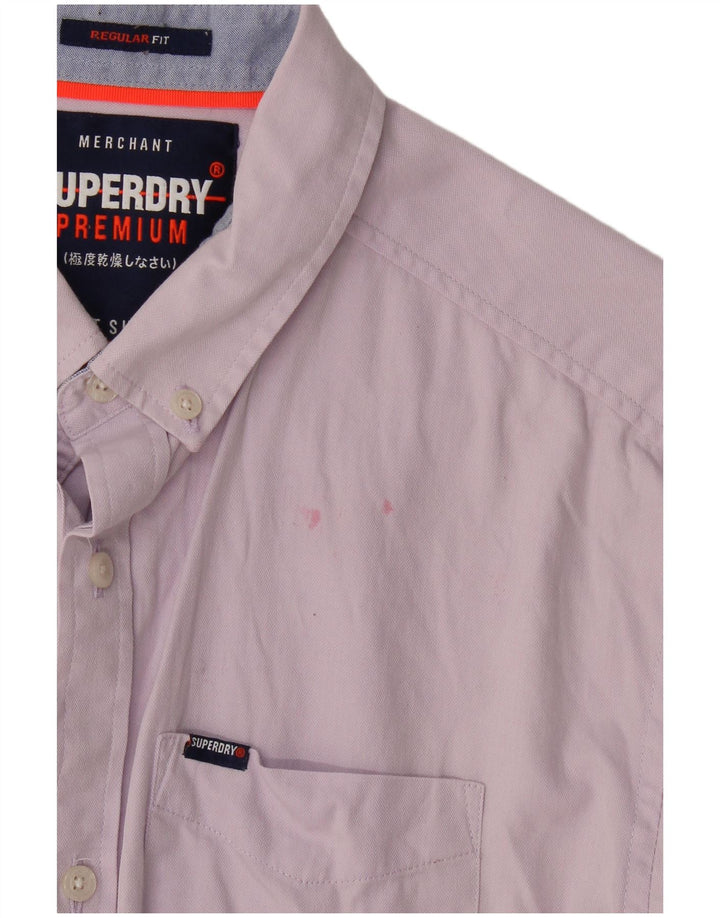 Superdry Chemise Regular Fit Homme Rose Petit