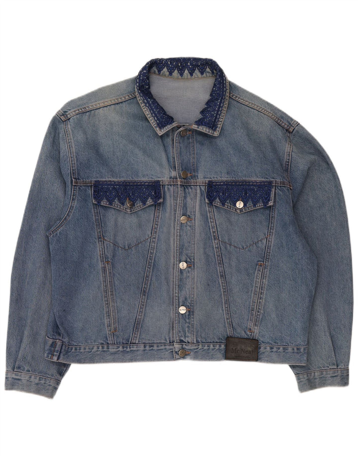 MC Neal Veste en jean pour femme UK 20 2XL Bleu