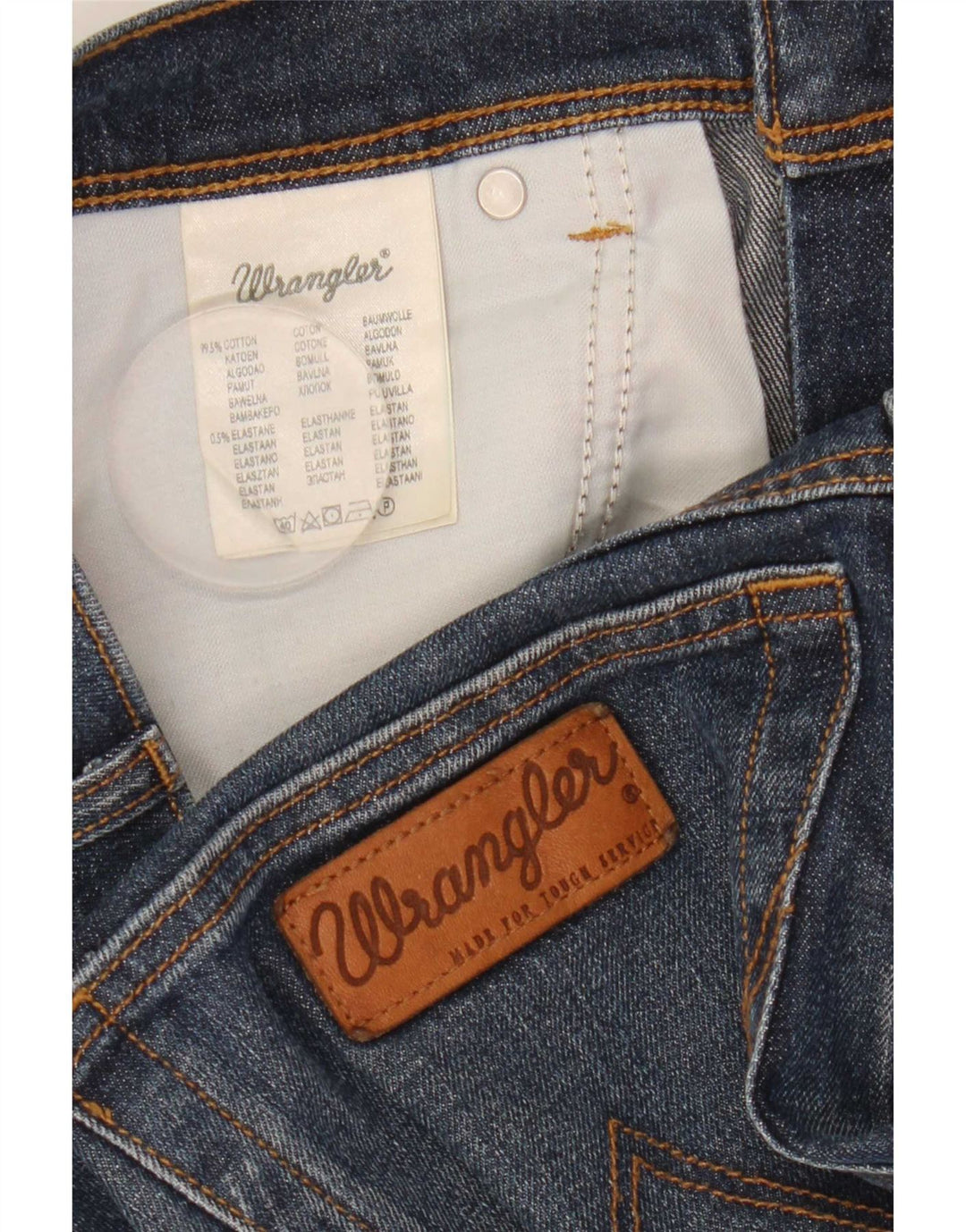 Wrangler Short en jean stretch Texas W33 pour homme en coton bleu moyen