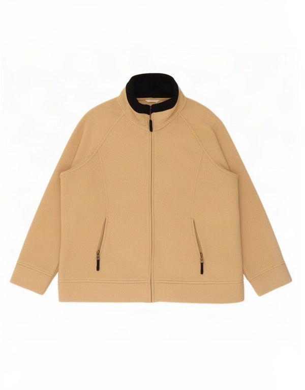 Marks & Spencer Veste polaire pour femme UK 20 2XL Beige Polyester