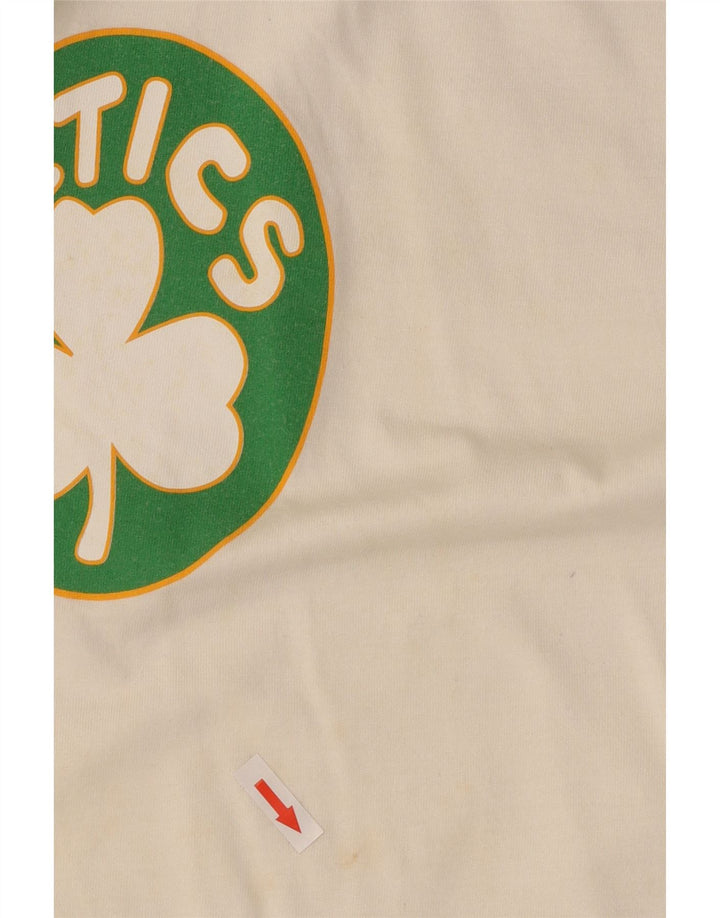 Champion Celtics Graphic T-Shirt Haut Large Blanc