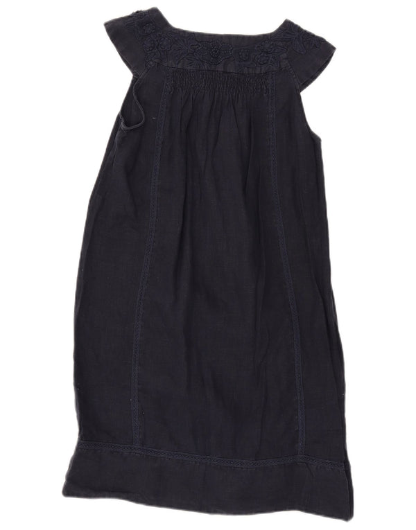 Zara Robe trapèze sans manches pour femme UK 12 Bleu marine moyen