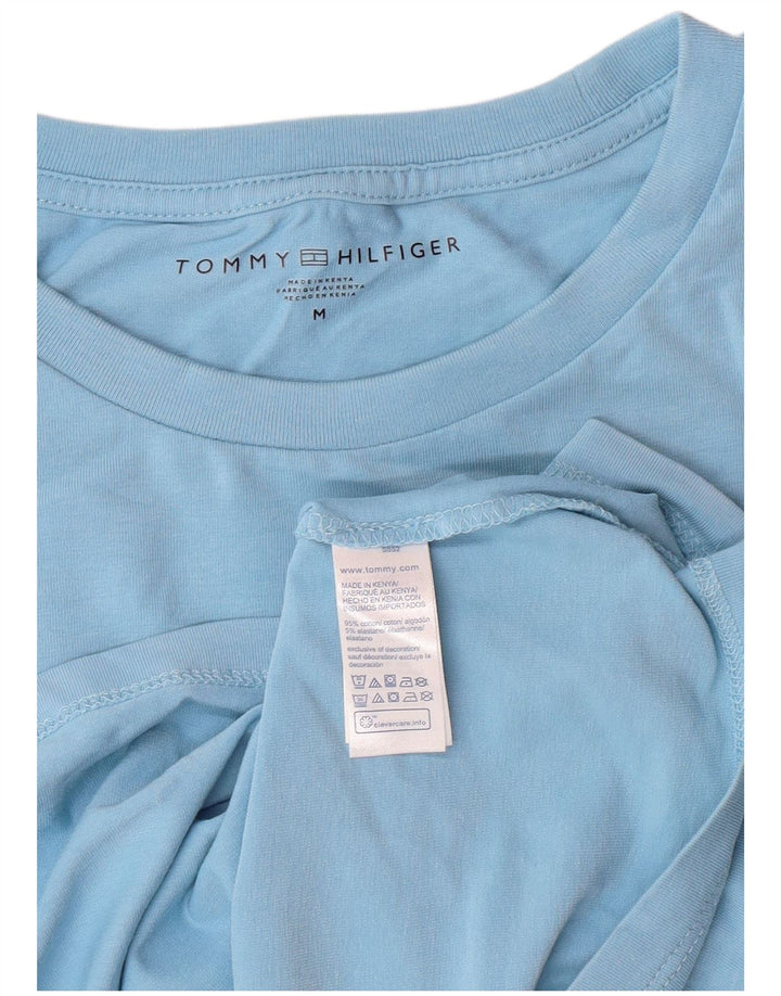 TOMMY HILFIGER T-Shirt Homme Bleu Moyen Coton