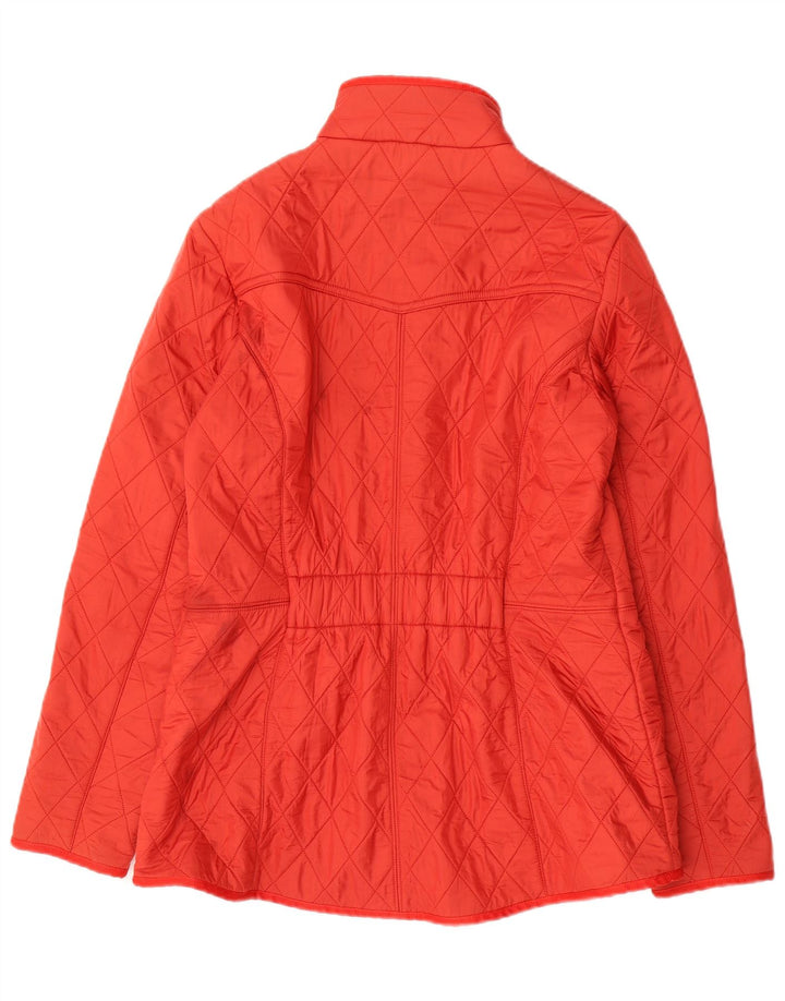 Barbour Veste matelassée pour femme UK 16 Large Rouge Polyamide