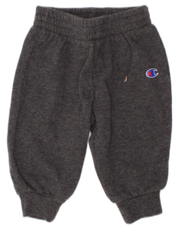 Champion Pantalon De Survêtement Joggers Bébé Garçon 3-6 Mois Gris Coton