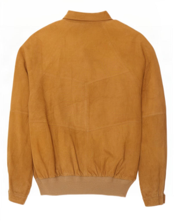 veste en daim homme vintage UK 42 XL Beige