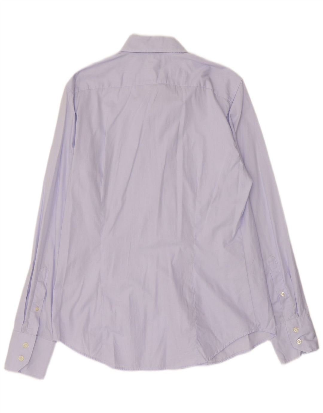 BENETTON Chemise Homme Large Violet Coton