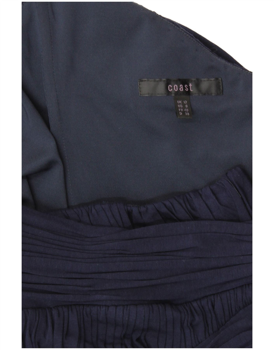 Coast Robe Maxi Halter pour Femme UK 12 Bleu Marine Moyen