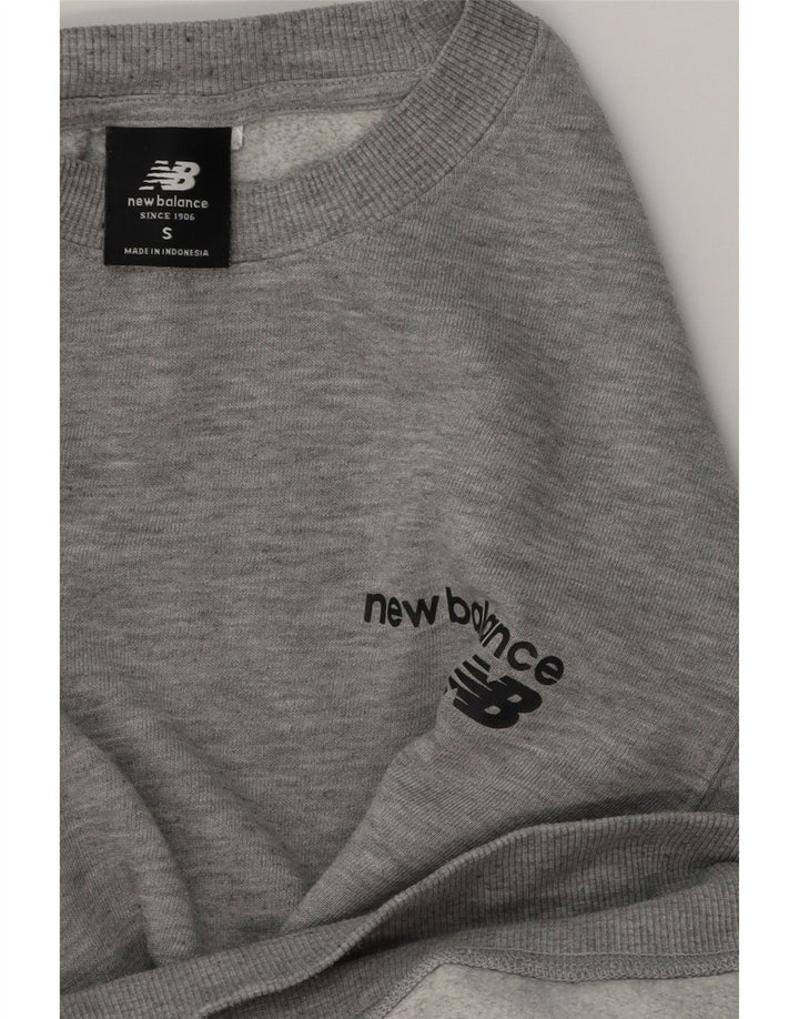 New Balance Sweat-shirt pour homme en coton gris Small