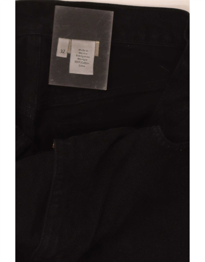 Calvin Klein Jean droit régulier pour hommes W32 L30 coton noir