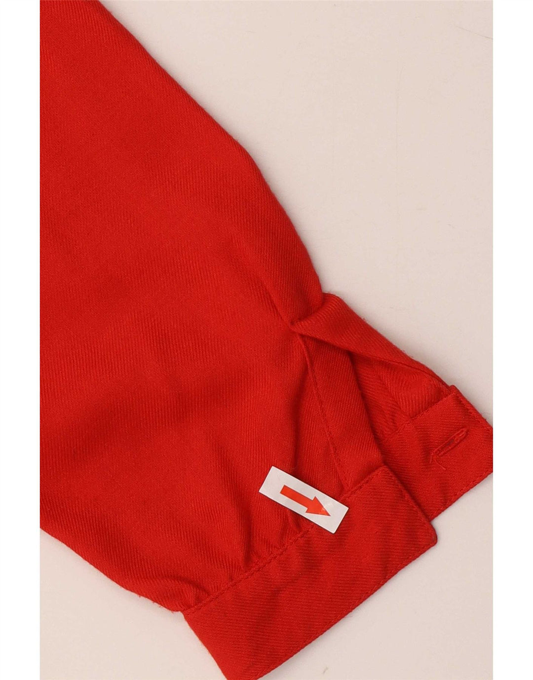 Chemisier chemise femme vintage IT 44 Polyester rouge moyen