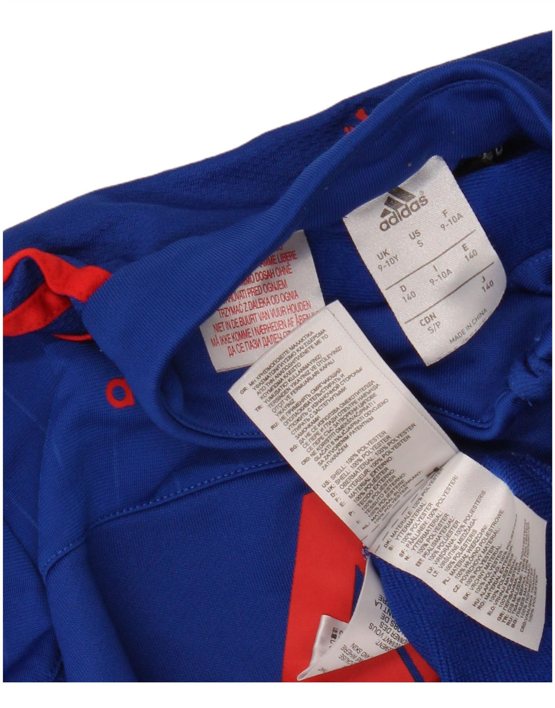 ADIDAS Haut de survêtement Climacool Graphic pour garçon 9-10 ans Bleu