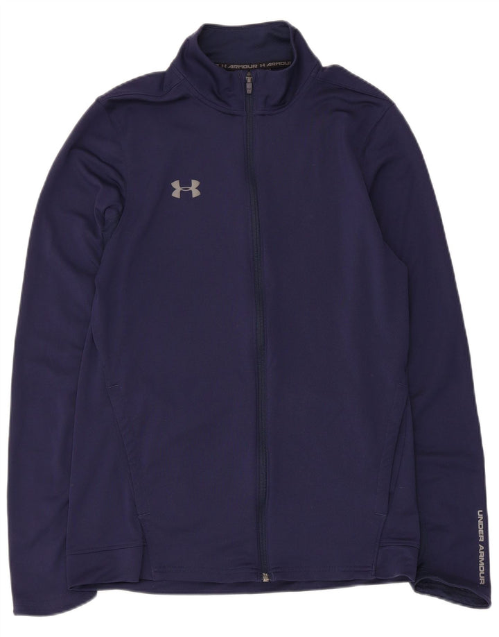 Under Armour Veste de survêtement pour femme UK 12 Bleu marine moyen Polyester