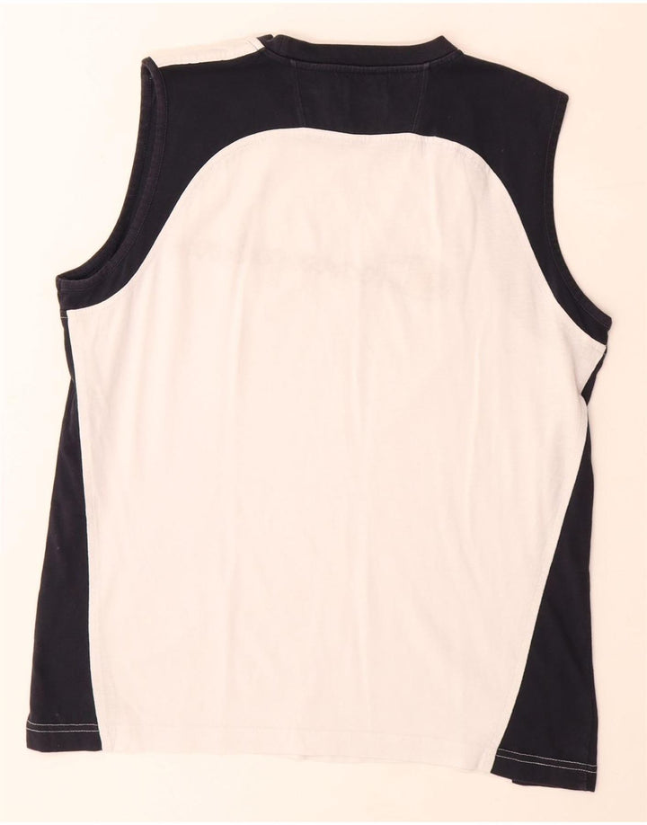 Champion Débardeur Graphique Homme Grand Blanc Colorblock Coton