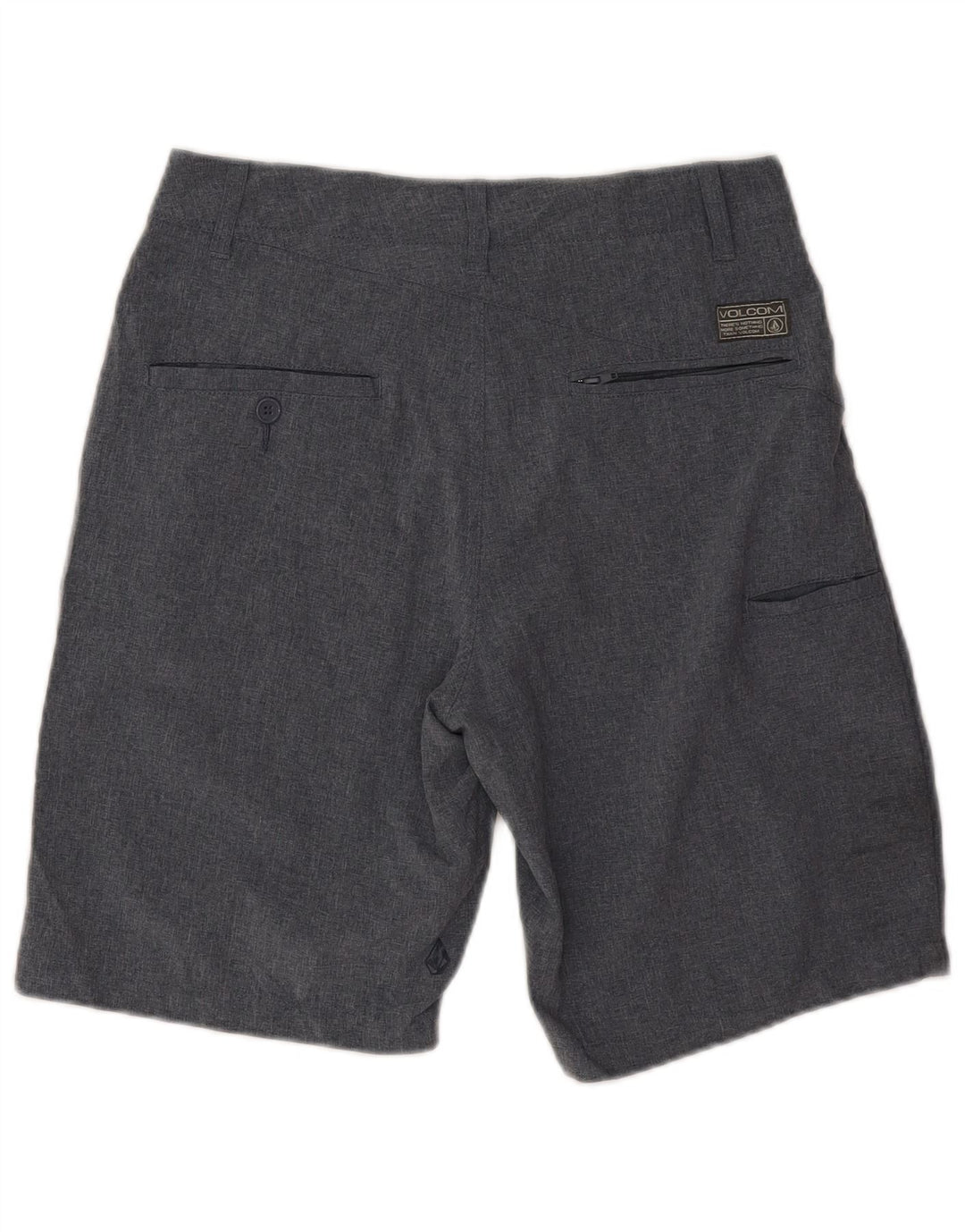 Volcom Short Cargo W28 Homme Gris Moyen Polyester