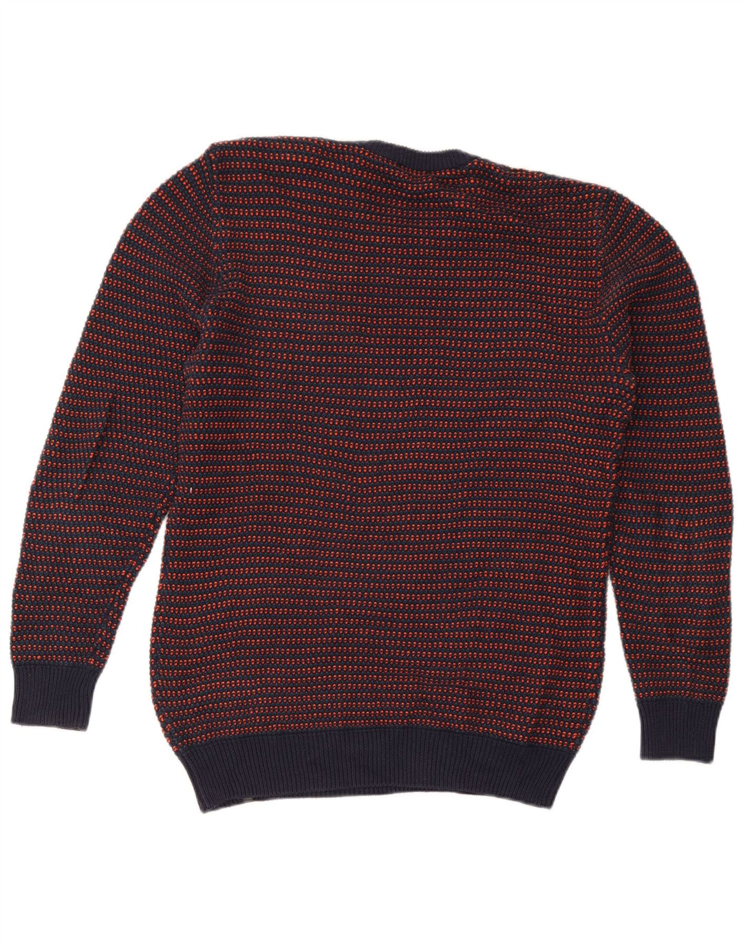 Diesel Pull ras du cou pour homme en coton rayé bleu marine moyen