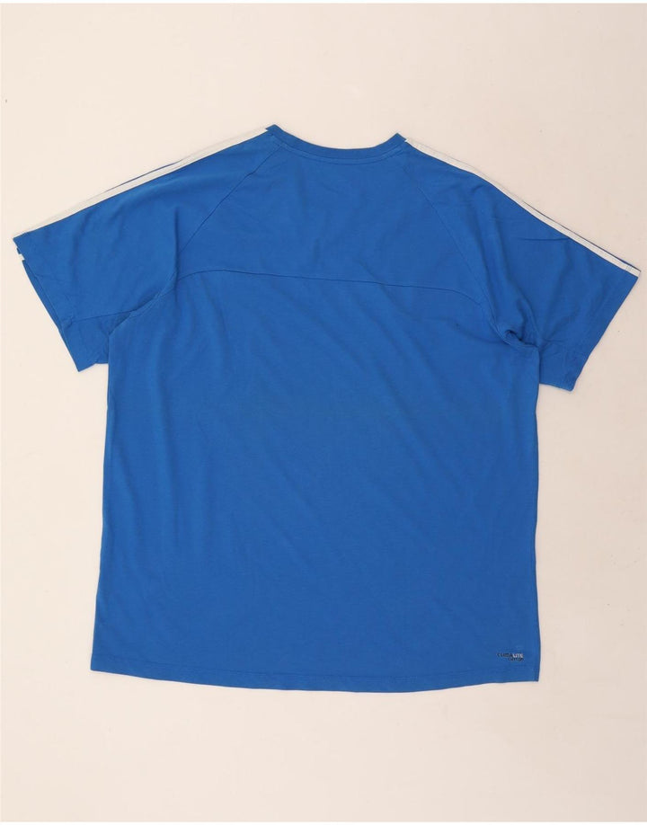 Adidas T-Shirt Homme Top 2XL Bleu Coton